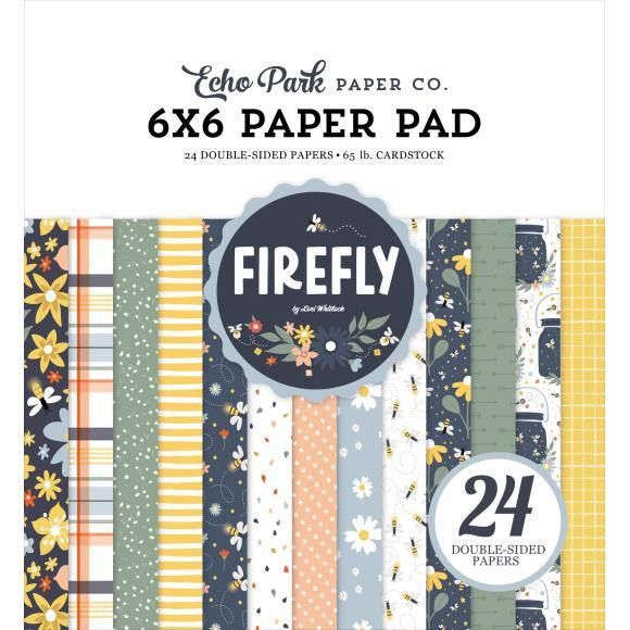 N Echo Park Double-Sided Paper Pad 6&quot; X6&quot; Firefly