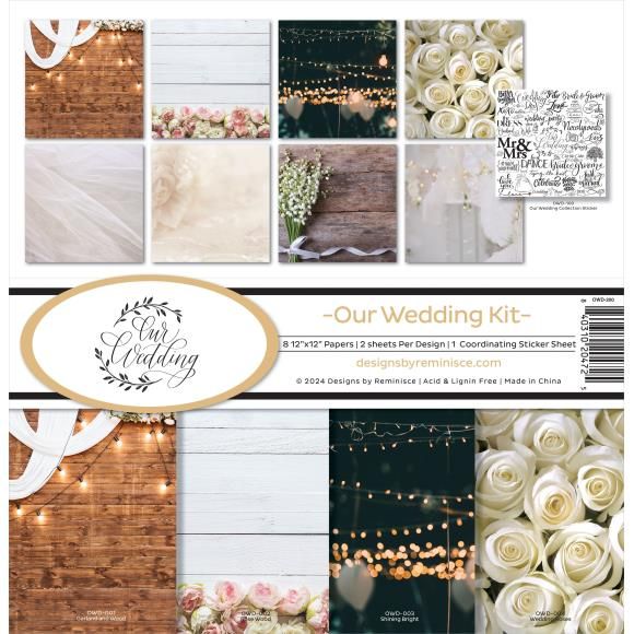N Reminisce Collection Kit 12&quot; X12&quot; Our Wedding