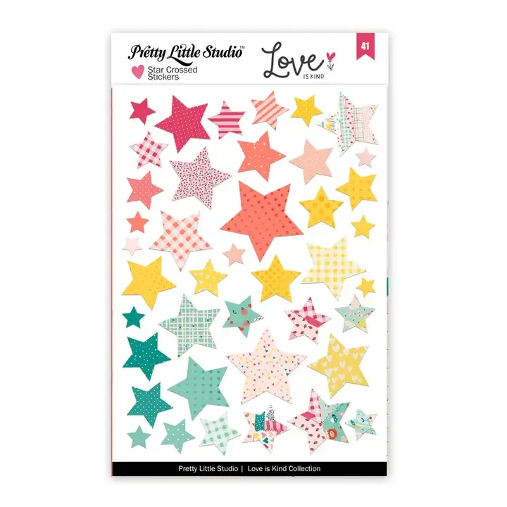 F Pretty Little Studio Love is Kind Star Stickers Star Crossed