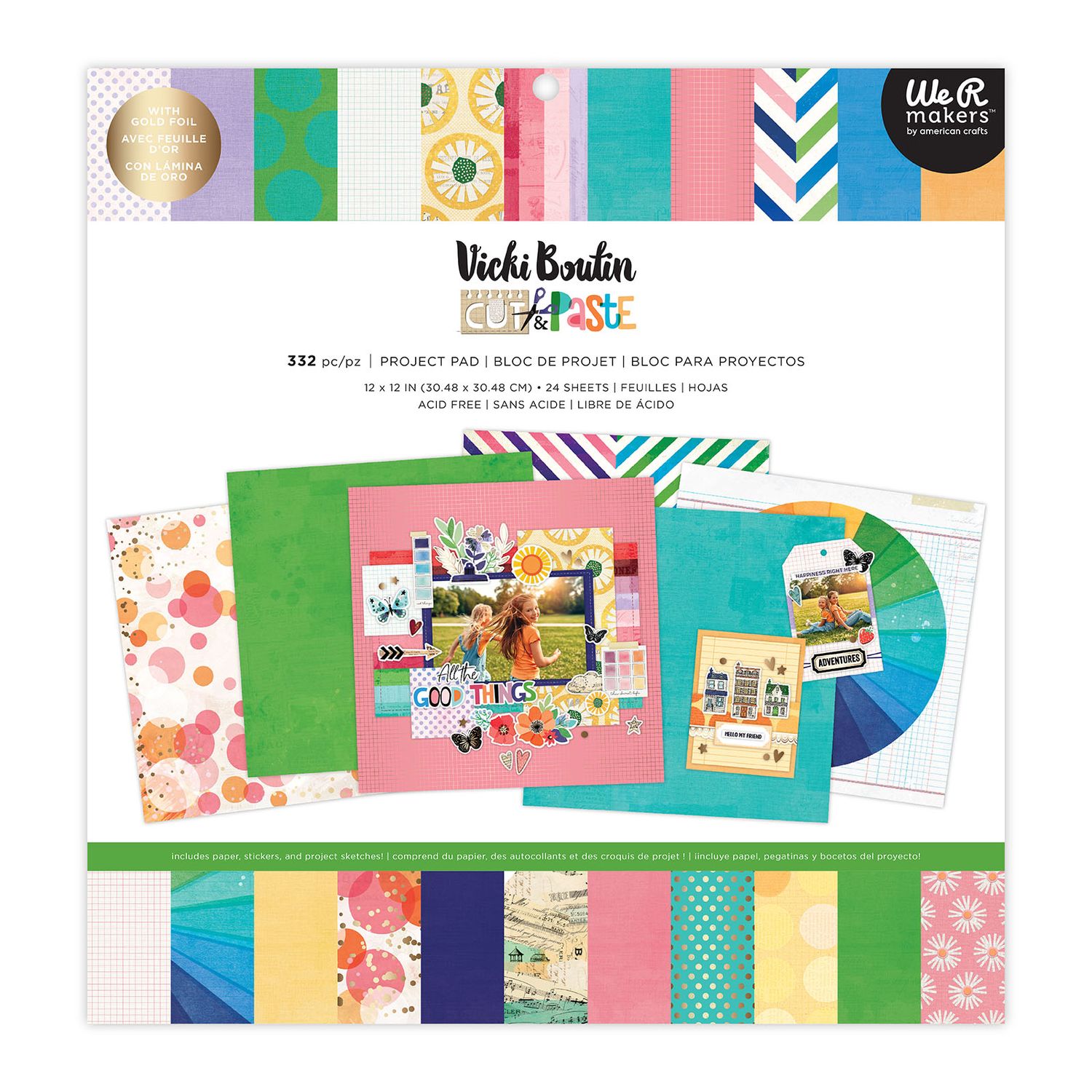 Vicki Boutin Cut &amp; Paste 12x12 Project Pad