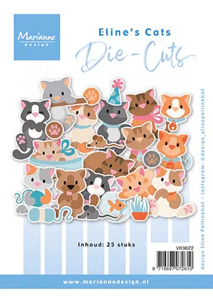 Marianne Design Die-Cuts - Eline&#39;s Cats