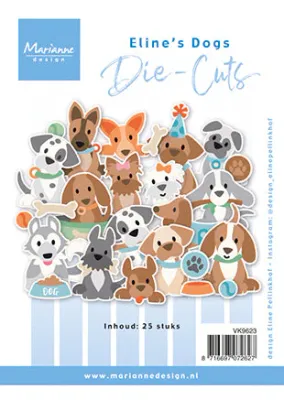 Marianne Design Die-Cuts - Eline&#39;s Dogs