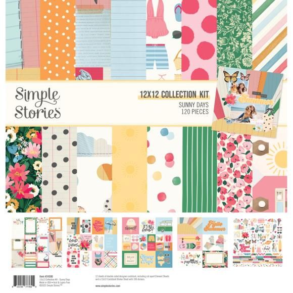 Simple Stories Collection Kit 12&quot;X12 Sunny Days