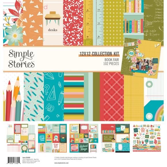 Simple Stories Collection Kit 12&quot;X12 Book Fair