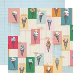 Sunny Days Double-Sided Cardstock 12&quot;X12&quot; Keep Cool