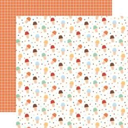 Summer Break Double-Sided Cardstock 12&quot;X12&quot; Sweet Summer Scoops