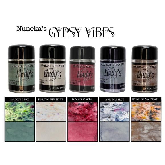 Lindy&#39;s Stamp Gang Magical Shaker 2.0 Set 5/PKg Gypsy Vibes