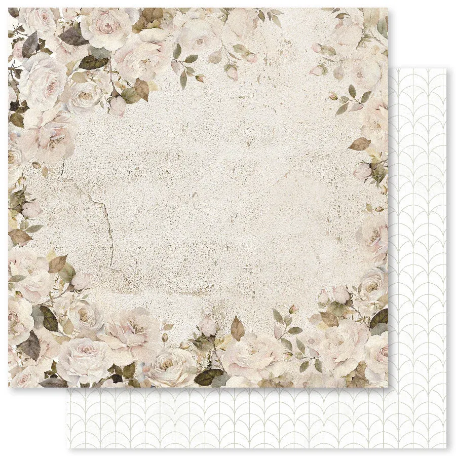 Paper Rose View  Wedding Joy Basics F 12 x 12 Paper