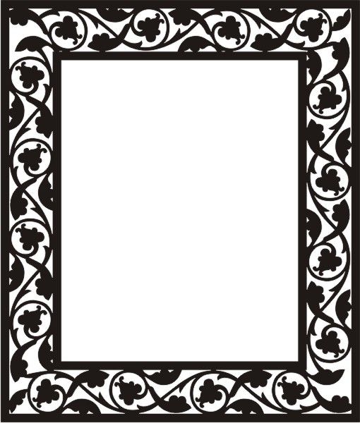 PP Elizabeth frames Set of 3 Black