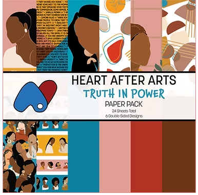 Heart After Arts Truth In Power 12x12 Paper Pack