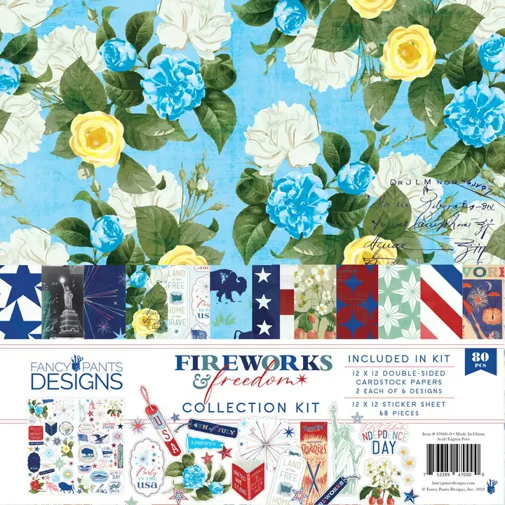 F Fancy Pants Designs Freedom and Fireworks -Collection Kit