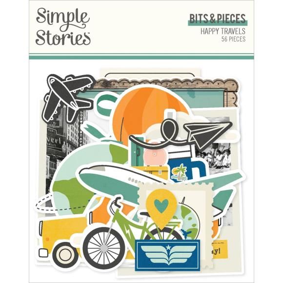 N Simple Stories Happy Travels Bits &amp; Pieces