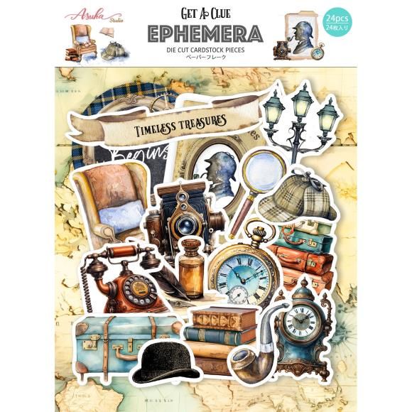 N Memory Plac Ephemera Cardstock Die-Cuts Get A Clue