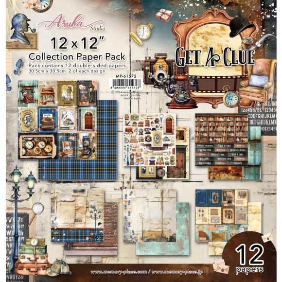 N Memory Place Collection Pack 12&quot; X12&quot; Get A Clue