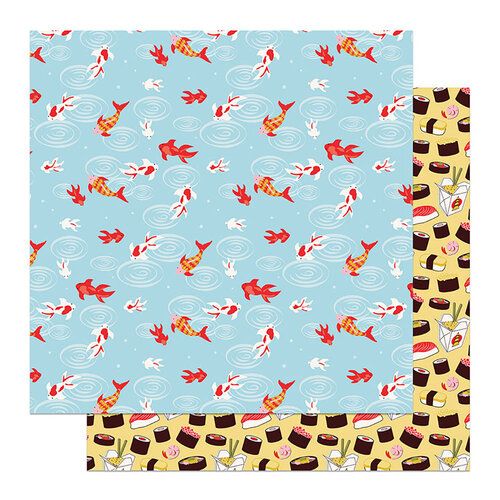 PhP Lucky Cat Koi Pond 12&quot; X12&quot; Paper