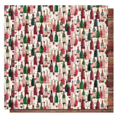 PhP Vineyard Wine Tasting 12&quot; X12 Paper