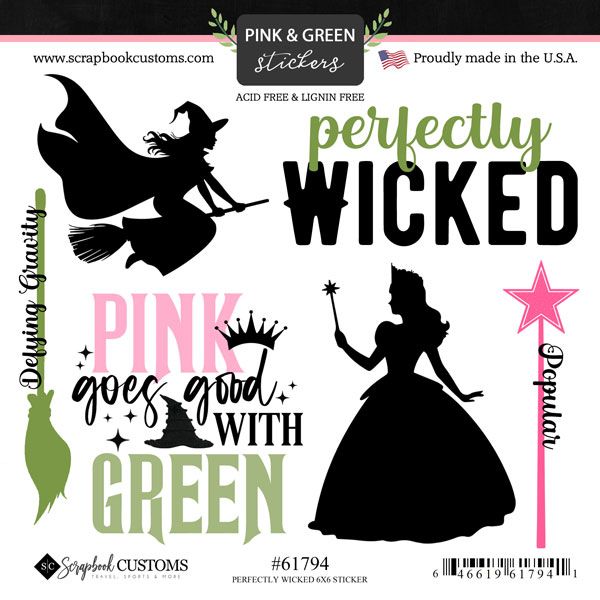 SC Perfectly Wicked Stickers