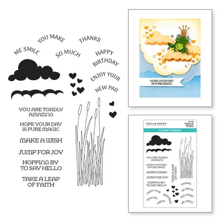 SB Jump For Joy Sentiments Clear Stamp Set From The Jump For Joy Collection