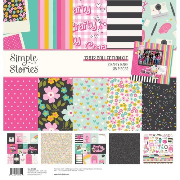 N Simple Stories 12x12 Collection Kit Crafty Babe
