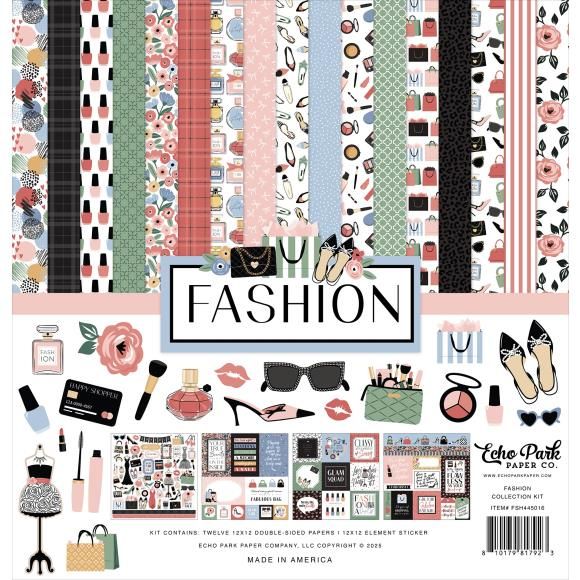 N Echo Park Collection Kit 12&quot;X12&quot; Fashion