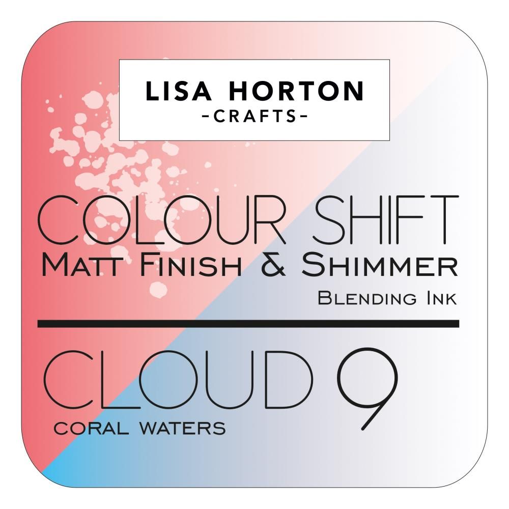 N Lisa Horton Crafts Cloud 9 Color Shift Ink Pad Coral Waters