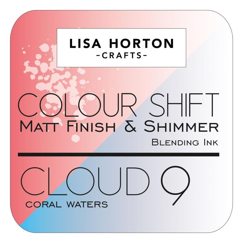 N Lisa Horton Crafts Cloud 9 Color Shift Ink Pad Coral Waters