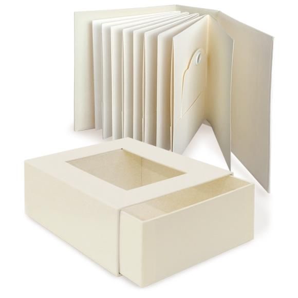 N Graphic 45 Staples ATC Album With Matchbook Box Ivory