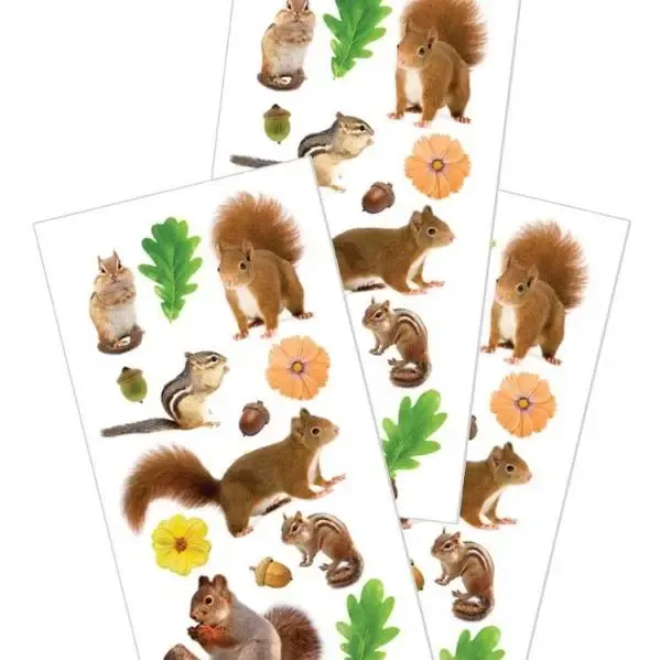 F Paper House Backyard Critters Stickers