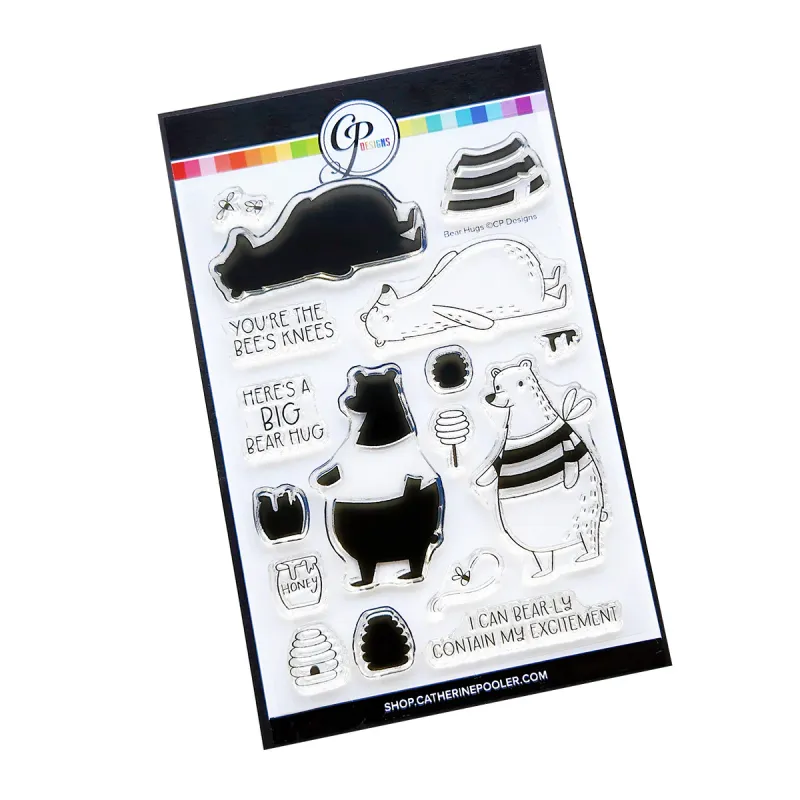 CP Catherine Pooler Bear Hugs Stamp and Die