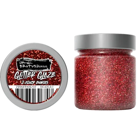 Brutus Monroe Glitter Glaze Scarlet