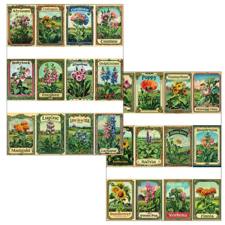 Brutus Monroe Seed Packet Cut Apart Sheets