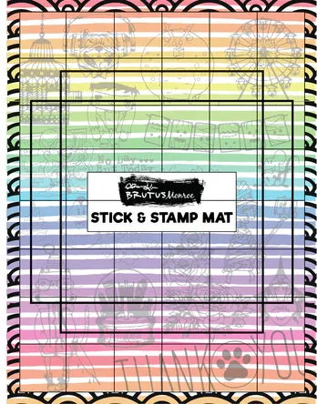 Brutus Monroe Stick And Stamp Mat 10 Year Anniversary Edition