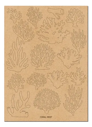 Brutus Monroe Coral Reef Chipboard