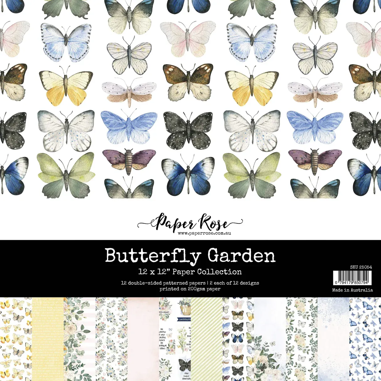 PR Butterfly Garden 12x12 Paper Collection