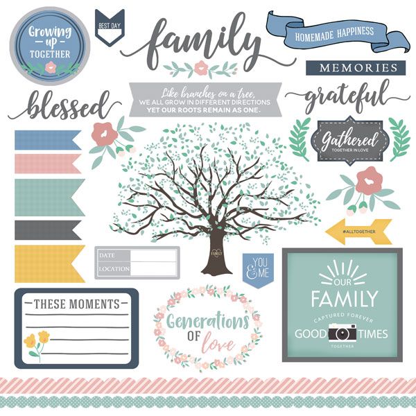 SC Family Elements Sticker