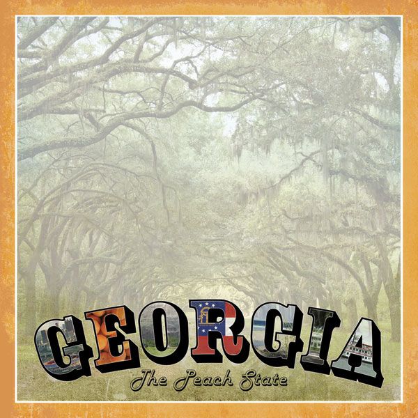 SC Georgia Vintage - Paper 12 x 12