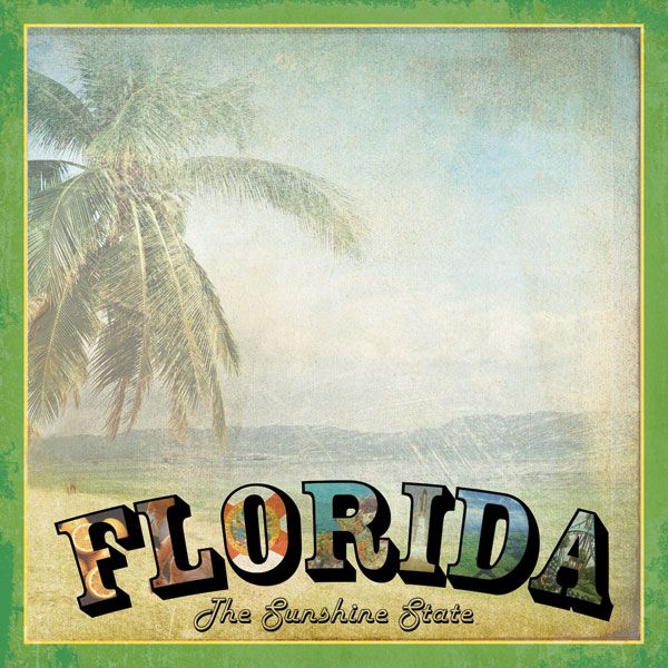 SC Florida Vintage - Paper 12 x 12