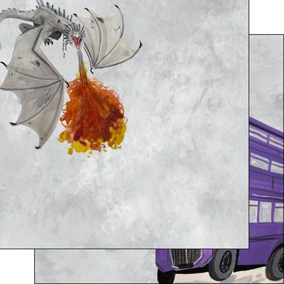 SC Dragon / Double Deck Bus DS - Double-Sided Paper 12 x 12