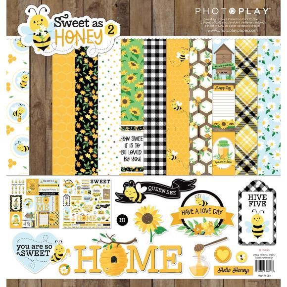 PhotoPlay Collection Pack 12&quot;X12&quot; Sweet As Honey 2