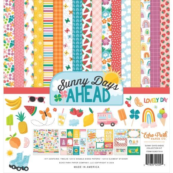 Echo Park Collection Kit 12&quot;X12&quot; Sunny Days Ahead