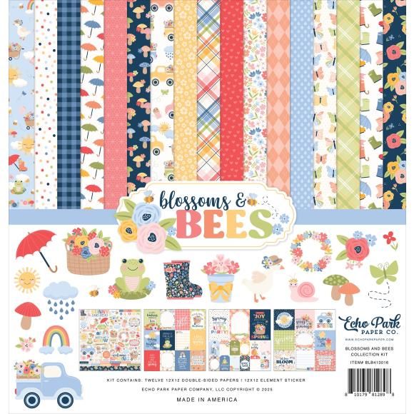 Echo Park Collection Kit 12&quot;X12&quot; Blossoms And Bees