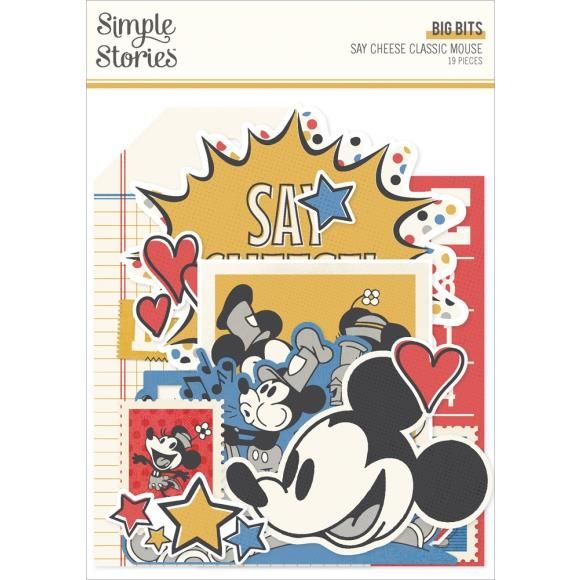 Say Cheese Classic Mouse Bits &amp; Pieces Die-Cuts Big