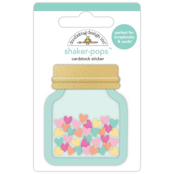 Doodlebug Doodle-Pops 3D Stickers Saving All My Love, Hello Again