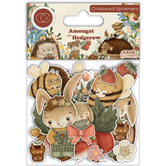 Craft Consortium Chipboard Ephemera Amongst The Hedgerow