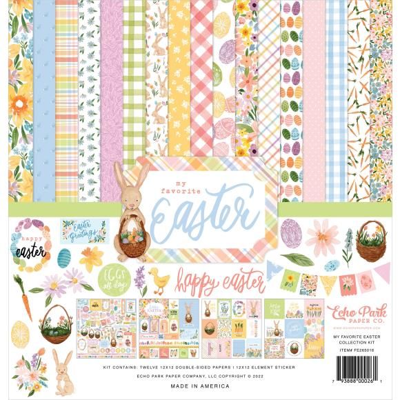 Echo Park Collection Kit 12&quot;X12&quot; My Favorite Easter