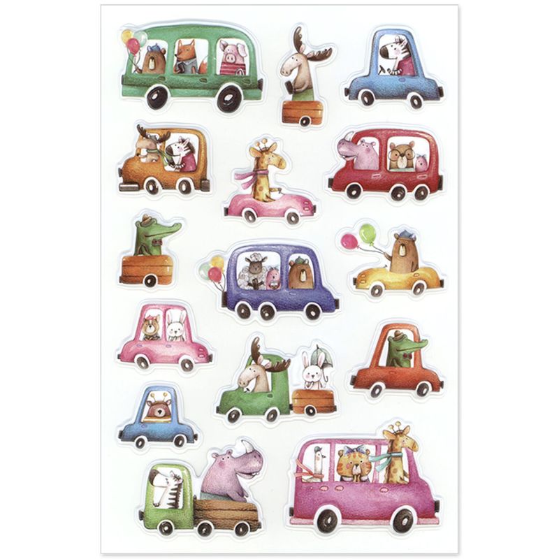 GB Multicraft Forever In Time Puffy Stickers Road Trip