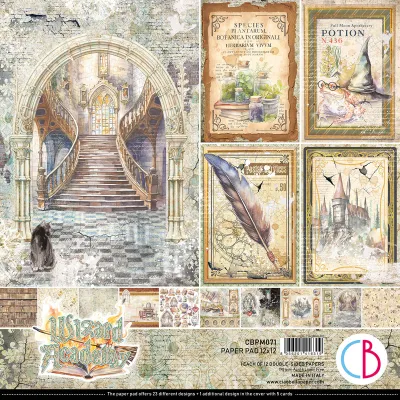 Wizard Academy Paper Pad 12&quot;x12&quot; 12/Pkg