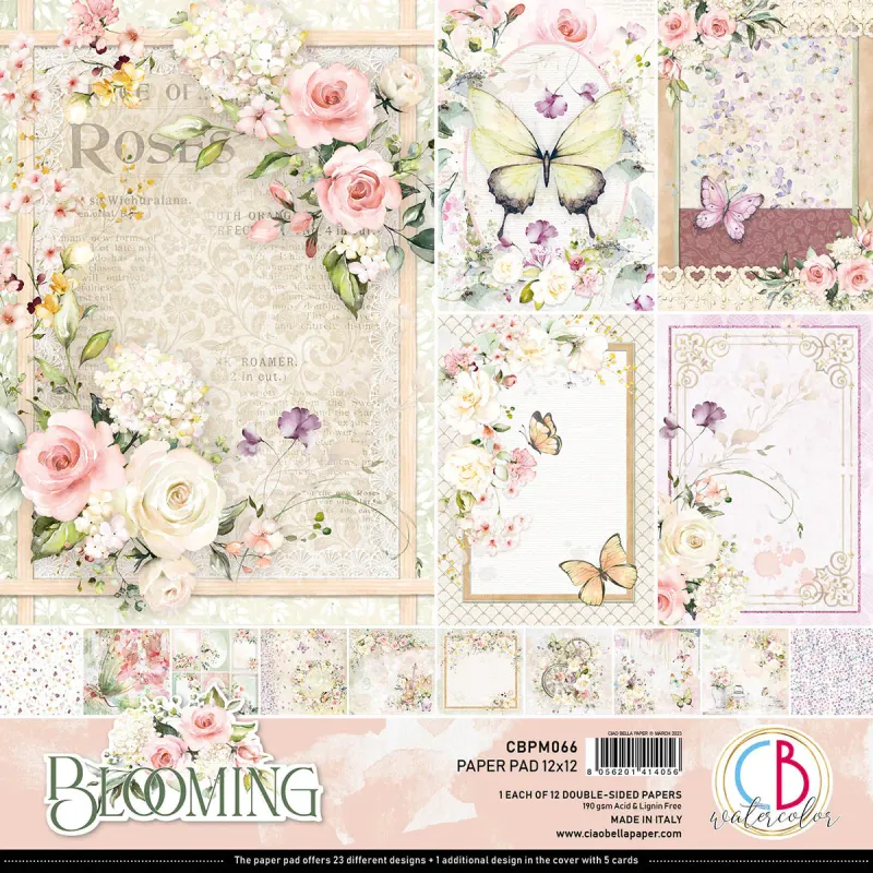 Ciao Bella Blooming 12&quot;x12&quot; 12/Pkg
