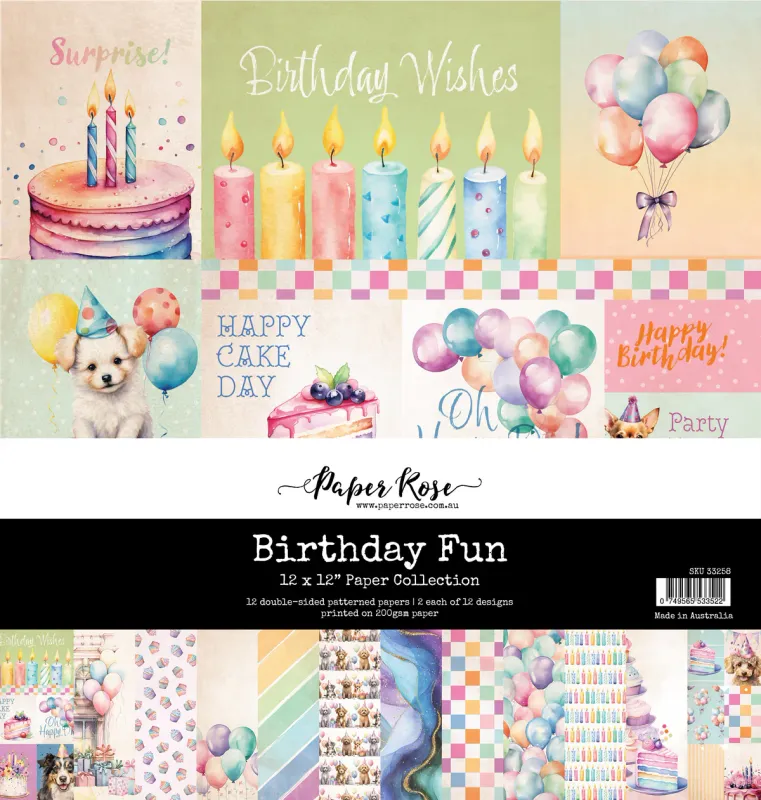 Birthday Fun 12x12 Paper Collection