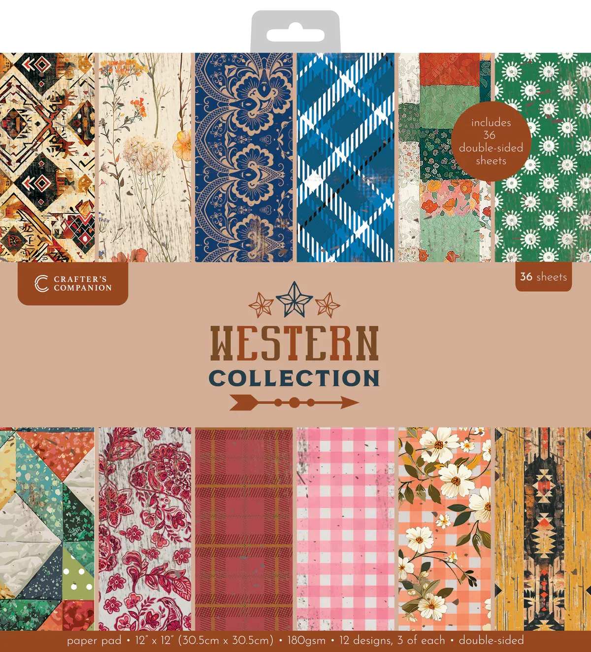 Western Collection 12”x12” Paper Pad
